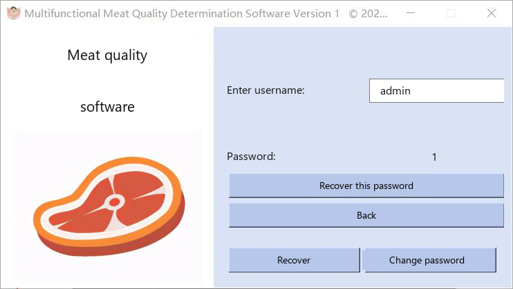 Recover password